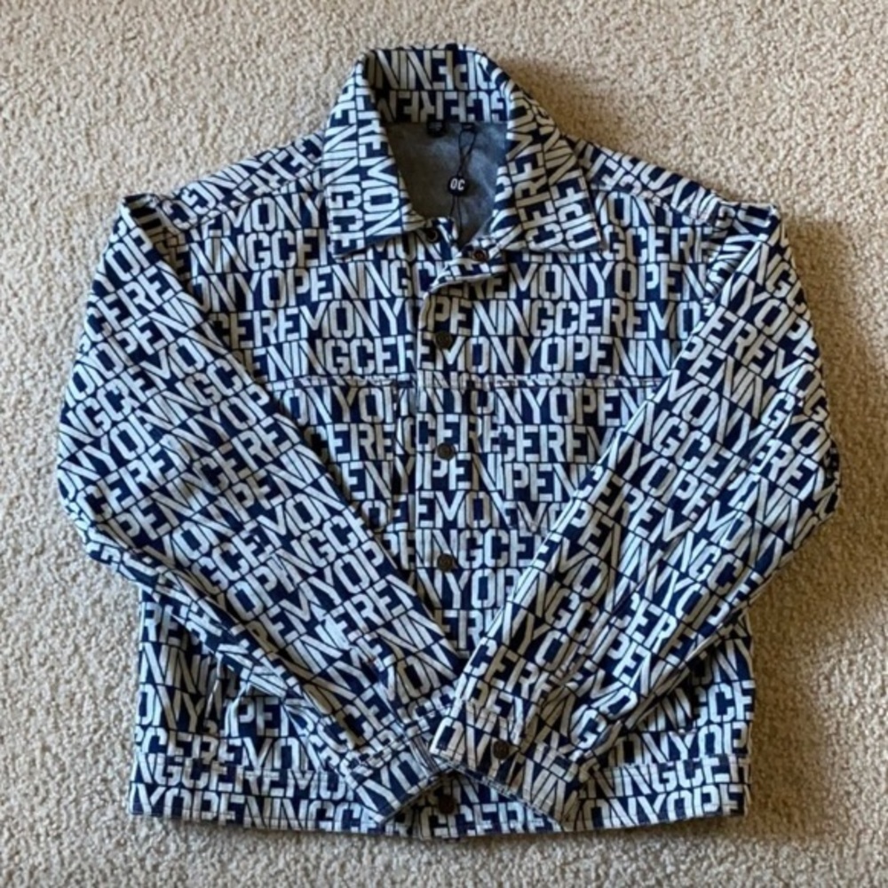 Opening Ceremony Stencil Jean Jacket